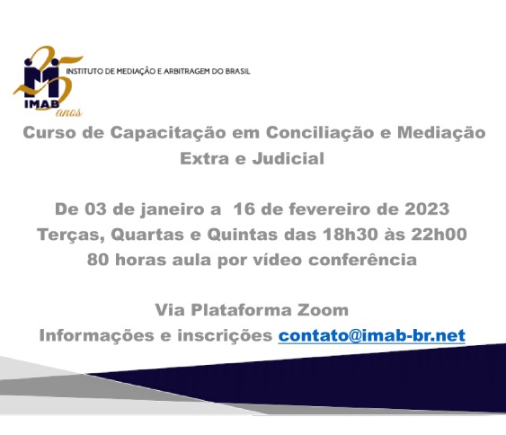 CURSO DE CAPACITAÇÃO EM CONCILIAÇÃO E MEDIAÇÃO EXTRA E JUDICIAL_00