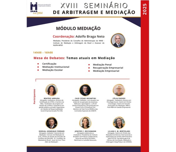 XVIII Seminário de Arbitragem e Mediação_01