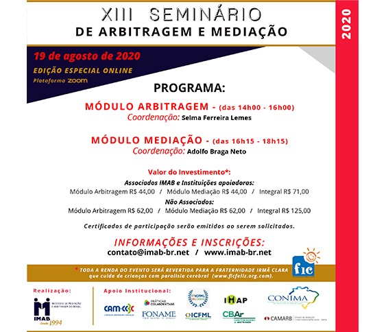 XIII SEMINÁRIO DE ARBITRAGEM E MEDIAÇÃO - ZOOM_00