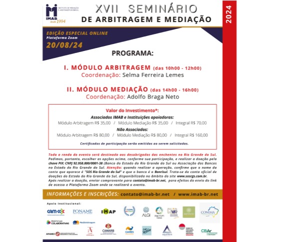 XVII SEMINÁRIO DE ARBITRAGEM E MEDIAÇÃO_00